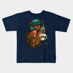 Coffee Dryad Kids T-Shirt